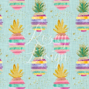 Seamless Pattern - Pineapples | Seamless Patterns | Instant Download | Printable Digital Paper