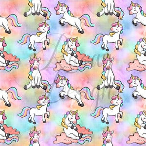 Unicorns | Rainbow | Seamless Patterns | Instant Download | Printable Digital Paper