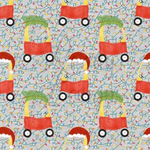 Cozy Coupe Christmas | Seamless Patterns | Instant Download | Printable Digital Paper | Repeating Pattern | Fabric Printing