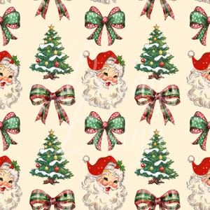 Coquette Christmas | Christmas | Seamless Patterns | Instant Download | Printable Digital Paper | Repeating Pattern