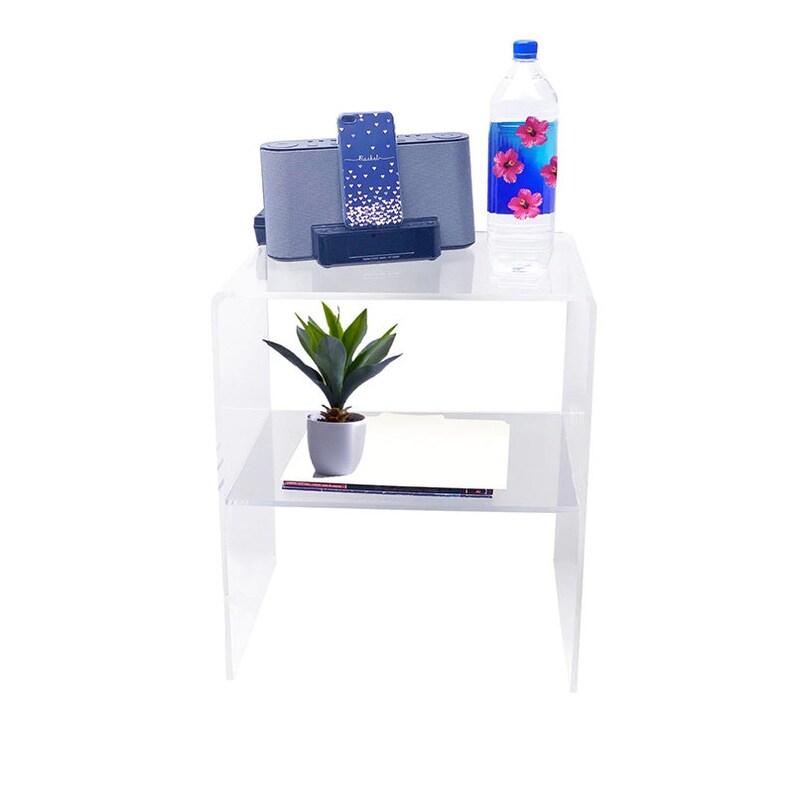 Clear Acrylic Nightstand Made in USA Home End Table or Etsy
