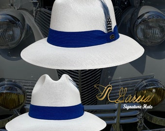 White Golden Line Pachuco Wide Brim Garcia Signature Hat