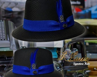 Classic Black Lowrider Derby W/ Royal Garcia Signature Hat