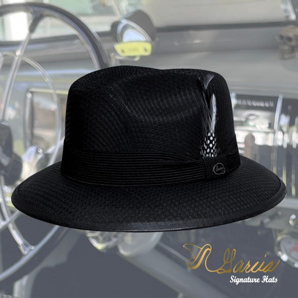 Classic Black Viejo Fedora Garcia Signature Hat