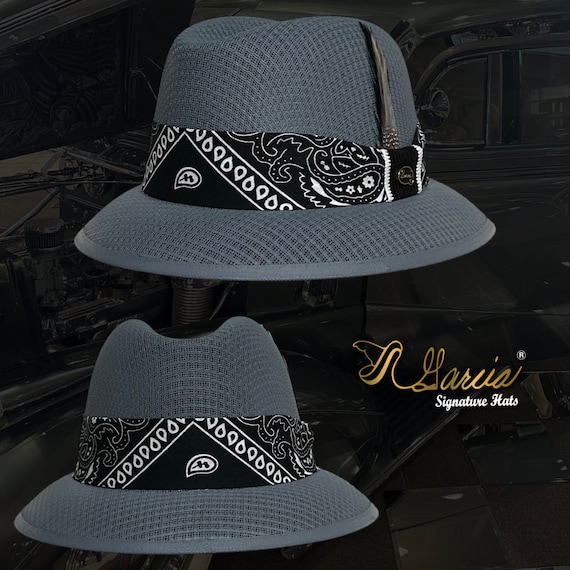 Classic Smoke Gray Lowrider Derby W/ Bandana Garcia