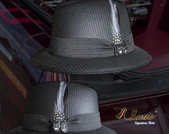 Black Lowrider Derby W/ Smile Now Cry Later Garcia Signature Hat