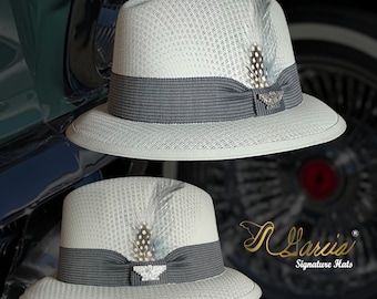 Light Gray Lowrider Derby W/ Huelga Bird Garcia Signature Hat