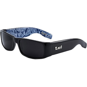 Blue Bandana Locs Glasses