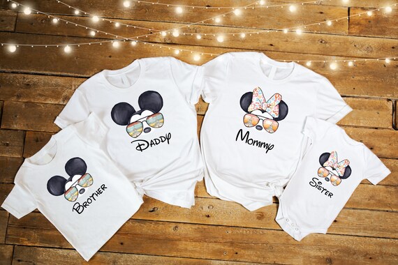 Disney Family Shirts Custom Disney Family Vacation Shirts - Etsy