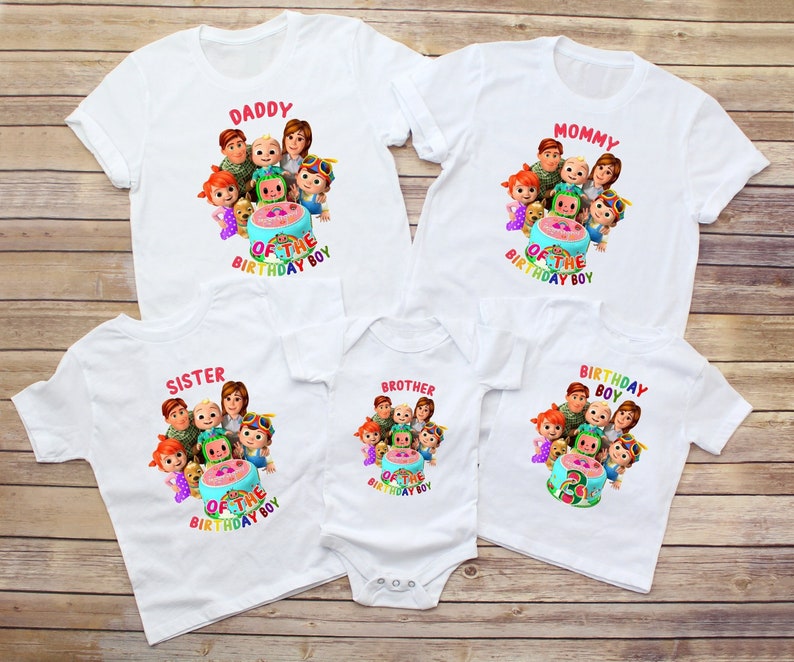 Coco Melon Family Matching Shirt Coco Melon Family Birthday - Etsy