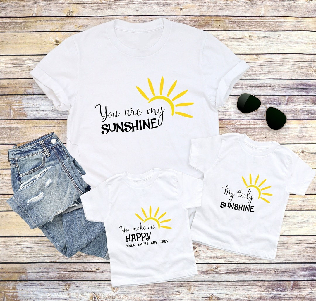 You Are My Sunshine Shirt, Mama Shirt, Mini Shirt, Mother's Day Gift ...