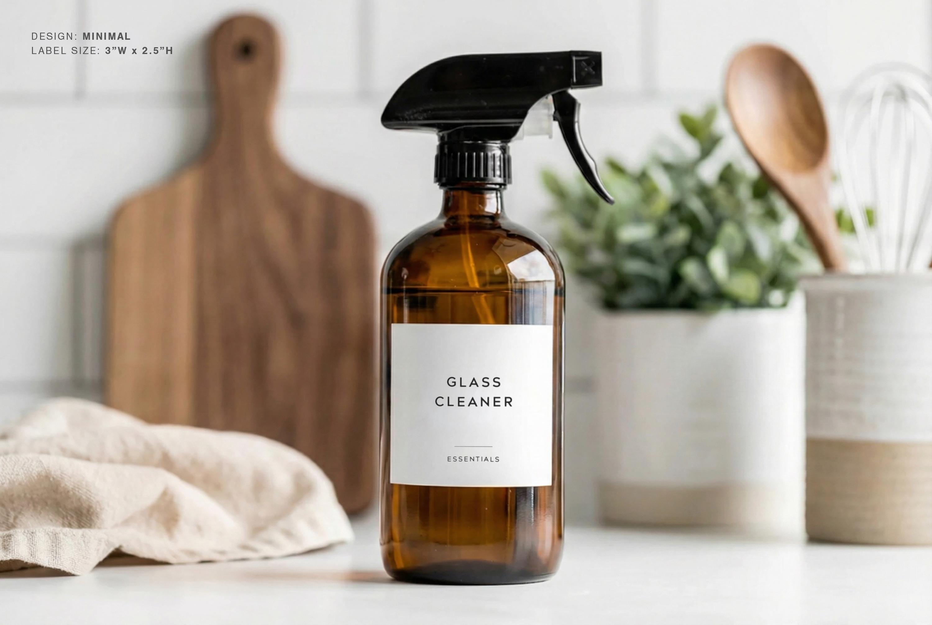 Kitchen Cleaning Labels (minimal Design) • Personalized Cleaning ...