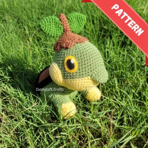 Grass Turtle Crochet Pattern