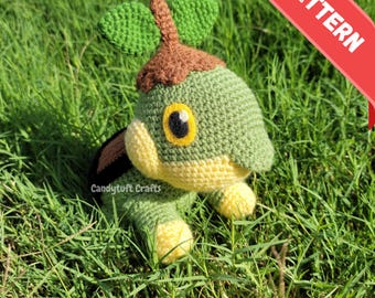 Grass Turtle Crochet Pattern