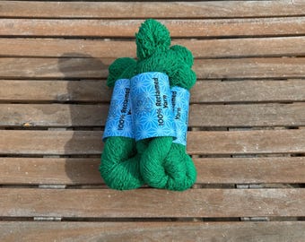 Reclaimed Yarn - "Emerald" - acrylic sustainably sourced yarn
