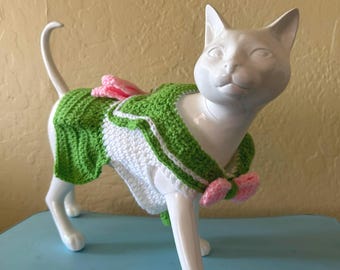 Handmade Sailor Jupiter Crochet Cat Sweater