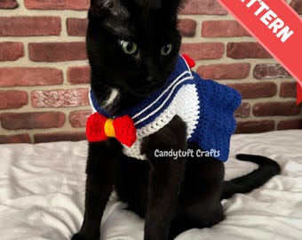 Sailor Mewn Cat Pullover häkeln Muster