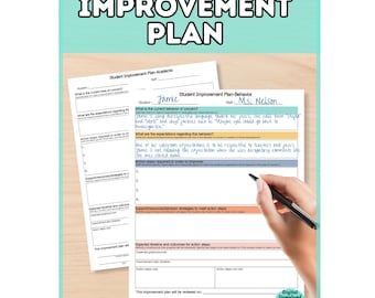 Schüler Behavior Plan Vorlage | Bearbeitbar in Google Slides (PDF Download)