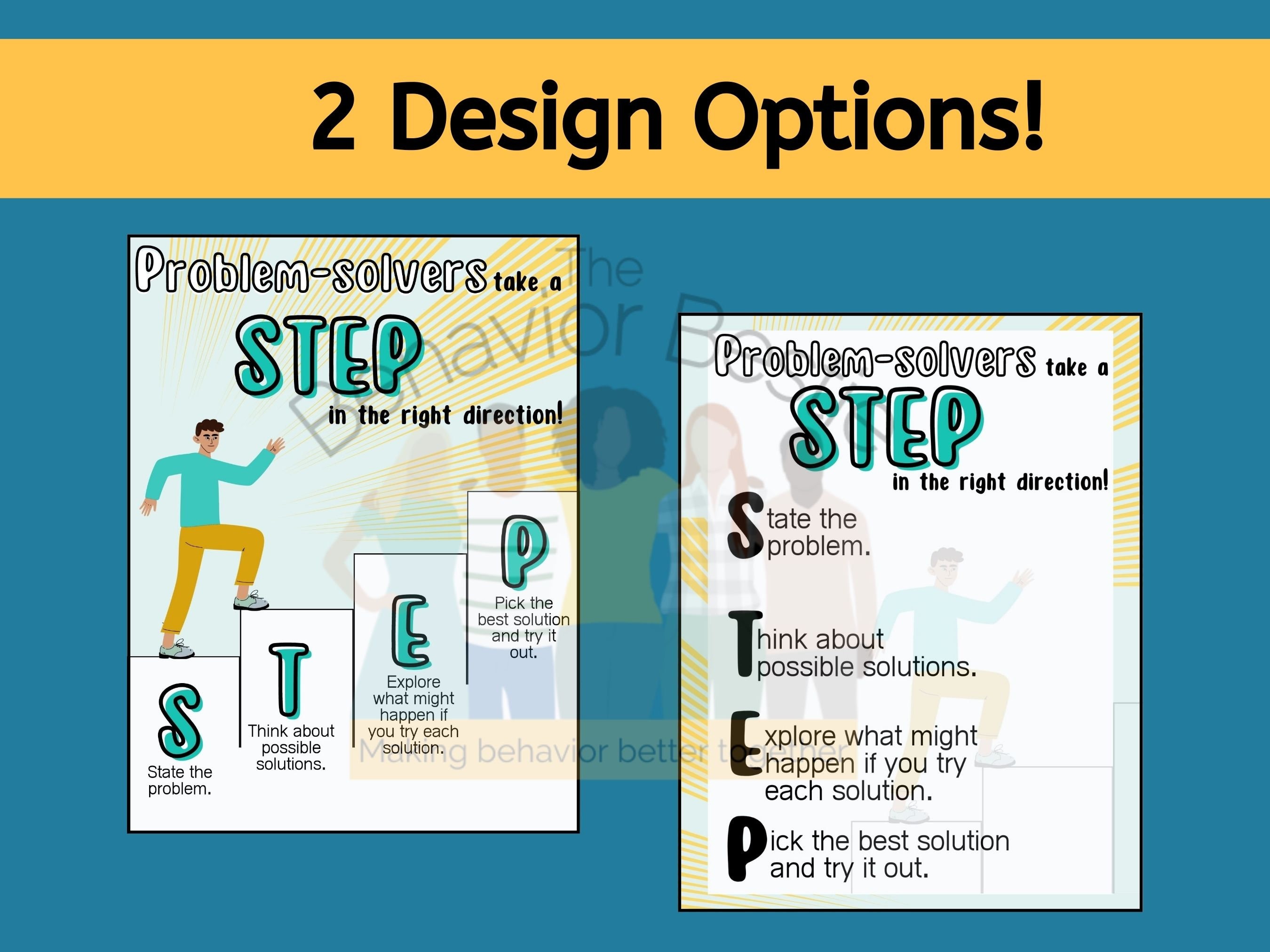 Digital Problem-solving Poster | Problem Solver | ADHD Visual Support ...
