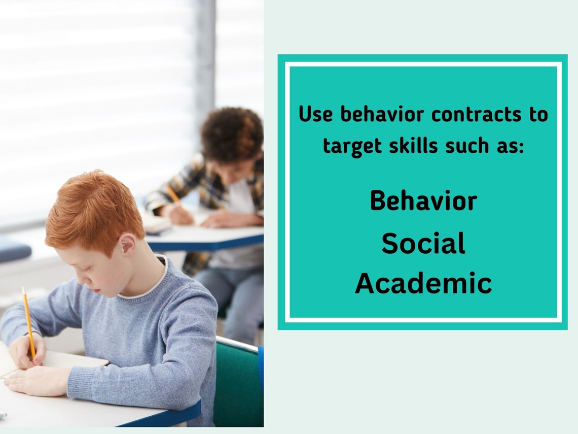 Customizable Student Behavior Contract: Positive Discipline (PDF ...