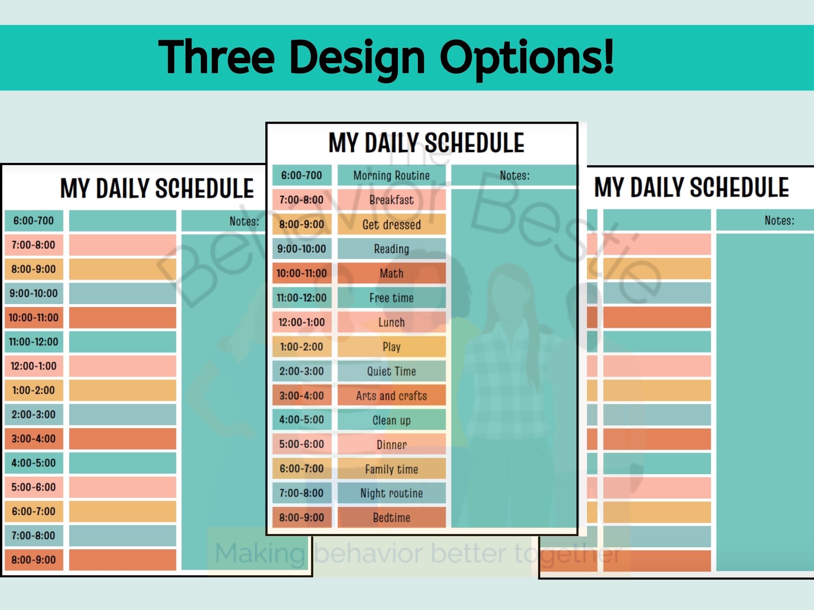 Editable Daily Schedule Template For Kids Bodolf Editable Daily Schedule Template For Kids Bodolf