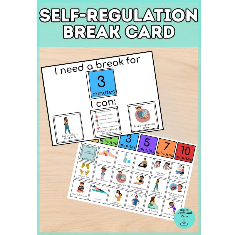 I Need a Break Visual - Etsy