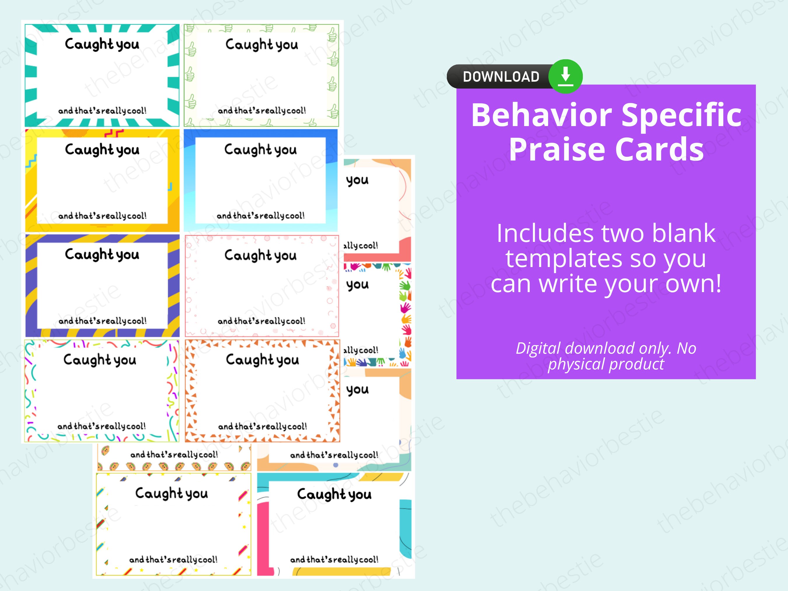Students Praise Note Student Praise Cards: Positive Behavior Notes for Teachers (PDF) - Etsy
