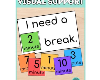 Printable Break Card: Visual Support for Calm Corner (PDF)