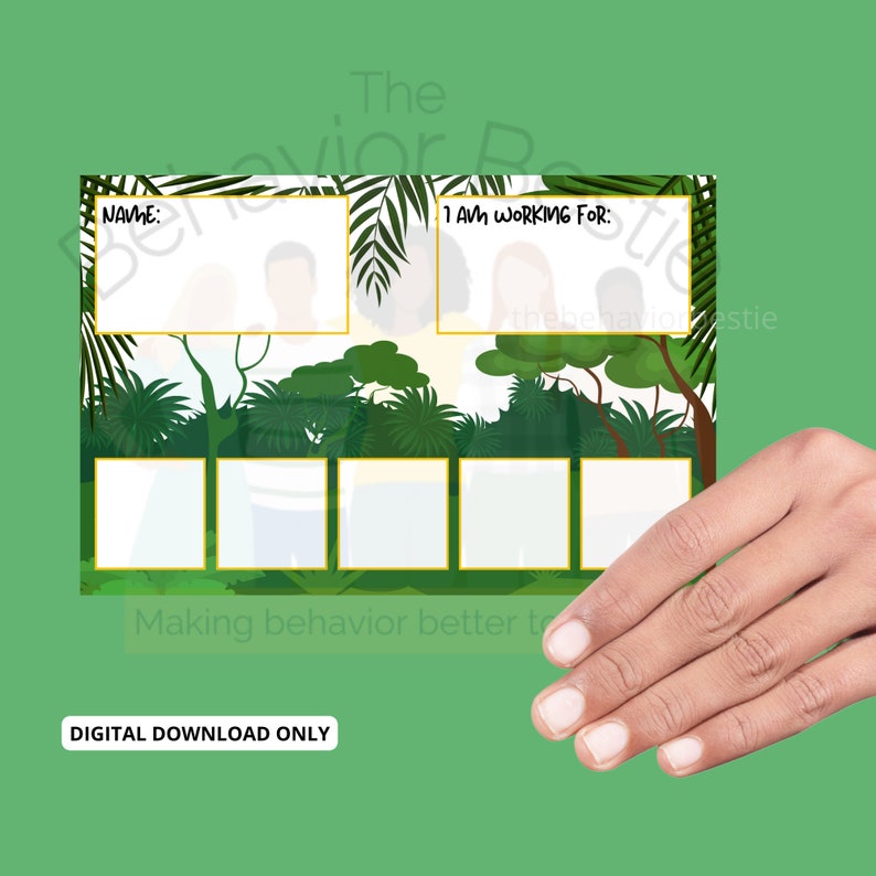 Dinosaur Reward Chart for Kids: Jurassic Behavior Token Board (PDF) - Etsy