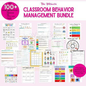Classroom Behavior Management Bundle | Back To School | Behavior Resources | Classroom Behavior Forms | Behavior Tools for Class