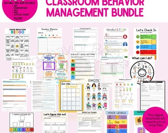 Classroom Behavior Management Bundle | Classroom Behavior Toolkit | Behavior Resources | Classroom Behavior Forms | Behavior Tools for Class