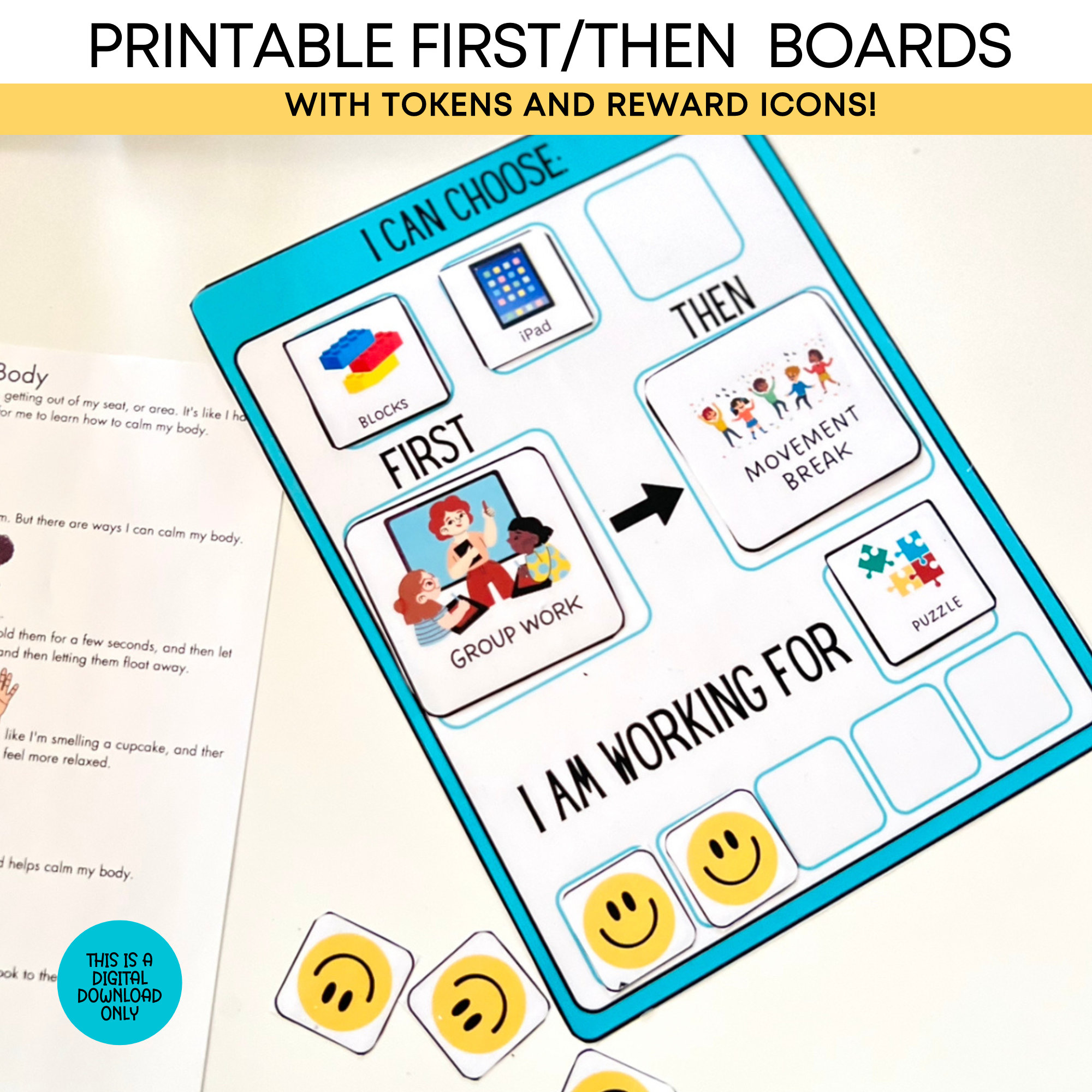 first-then-now-next-board-with-tokens-autism-visual-schedule-aba-therapy-printable-etsy