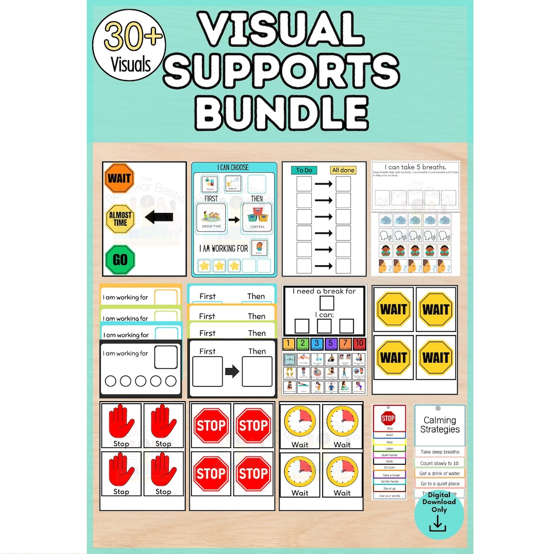 Visual Supports for Behavior | 30+ Printables for Autism & ADHD ...