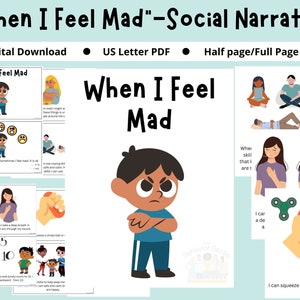 Feeling Mad Social Narrative: Emotional Regulation Story (PDF)