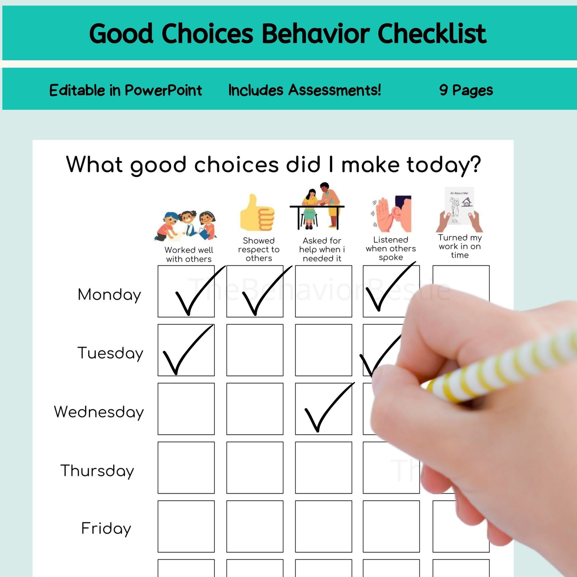 Behavior checklist