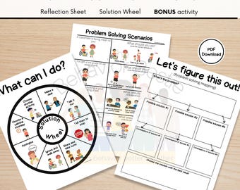 Problemlösungs-Reflexionsbogen: Fälle & Lösungsrad (PDF Download)