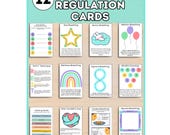Emotional Regulation Cards for Kids: Coping Skills & Calming Techniques (PDF)