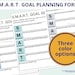 SMART Goals Sheet | SMART Goal Template | SMART Goal Planning Form ...