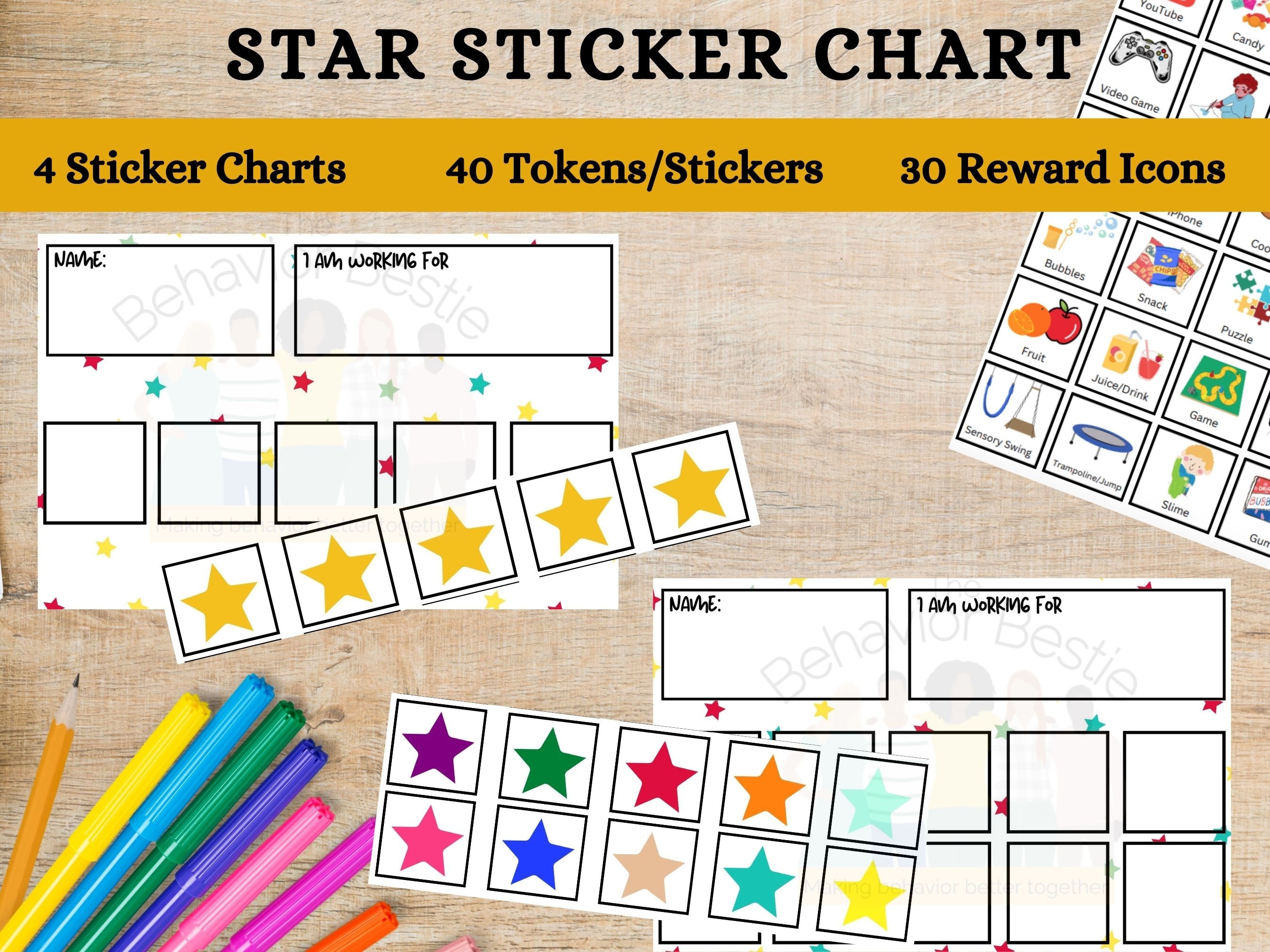 Free Printable Star Stickers - World of Printables