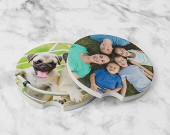 Soapstone Coaster Set of 2 Personalized Car Coasters Add Image Custom Coaster Set