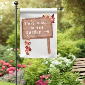 Custom Garden Flag - Personalized Lawn Flag with your Photo or Design/ Add Text Garden Signs