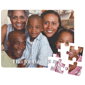 Custom Photo Puzzle, Personalized Photo Puzzle, Custom Photo Jigsaw Upload Your Image- 30, 110, 252, or 500 Pieces