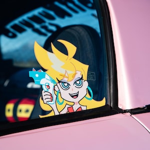 Panty Anime Peeking Sticker