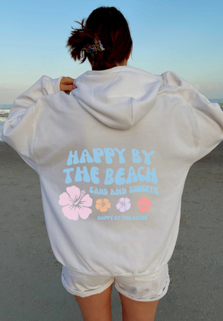 Cute beach sweatshirts sale