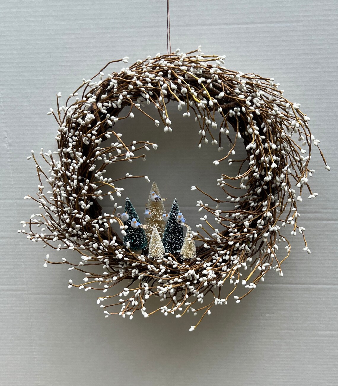 Pip Berry Grapevine Wreath Pip Berry Wreath Country Rustic | Etsy