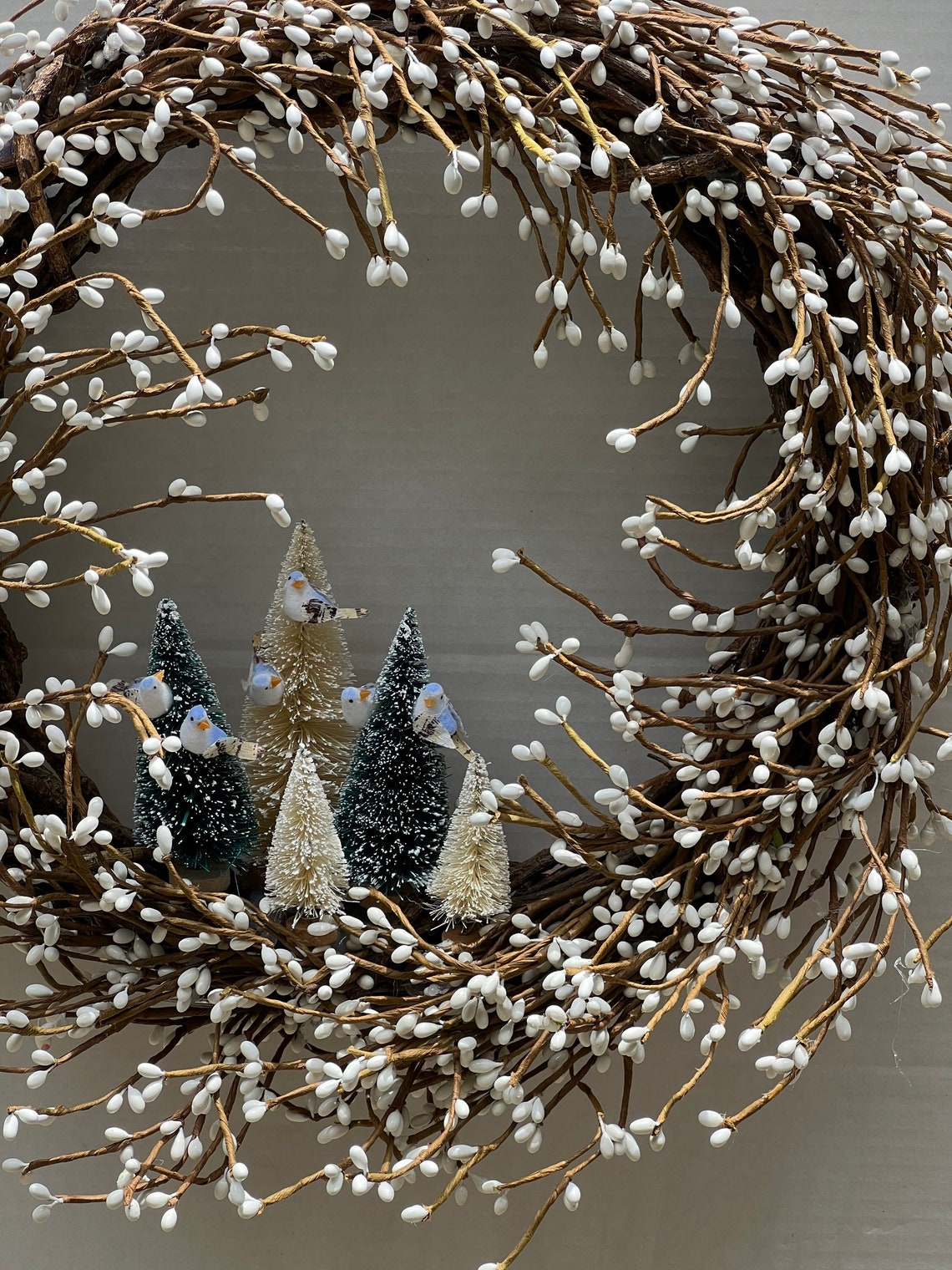 Pip Berry Grapevine Wreath Pip Berry Wreath Country Rustic | Etsy