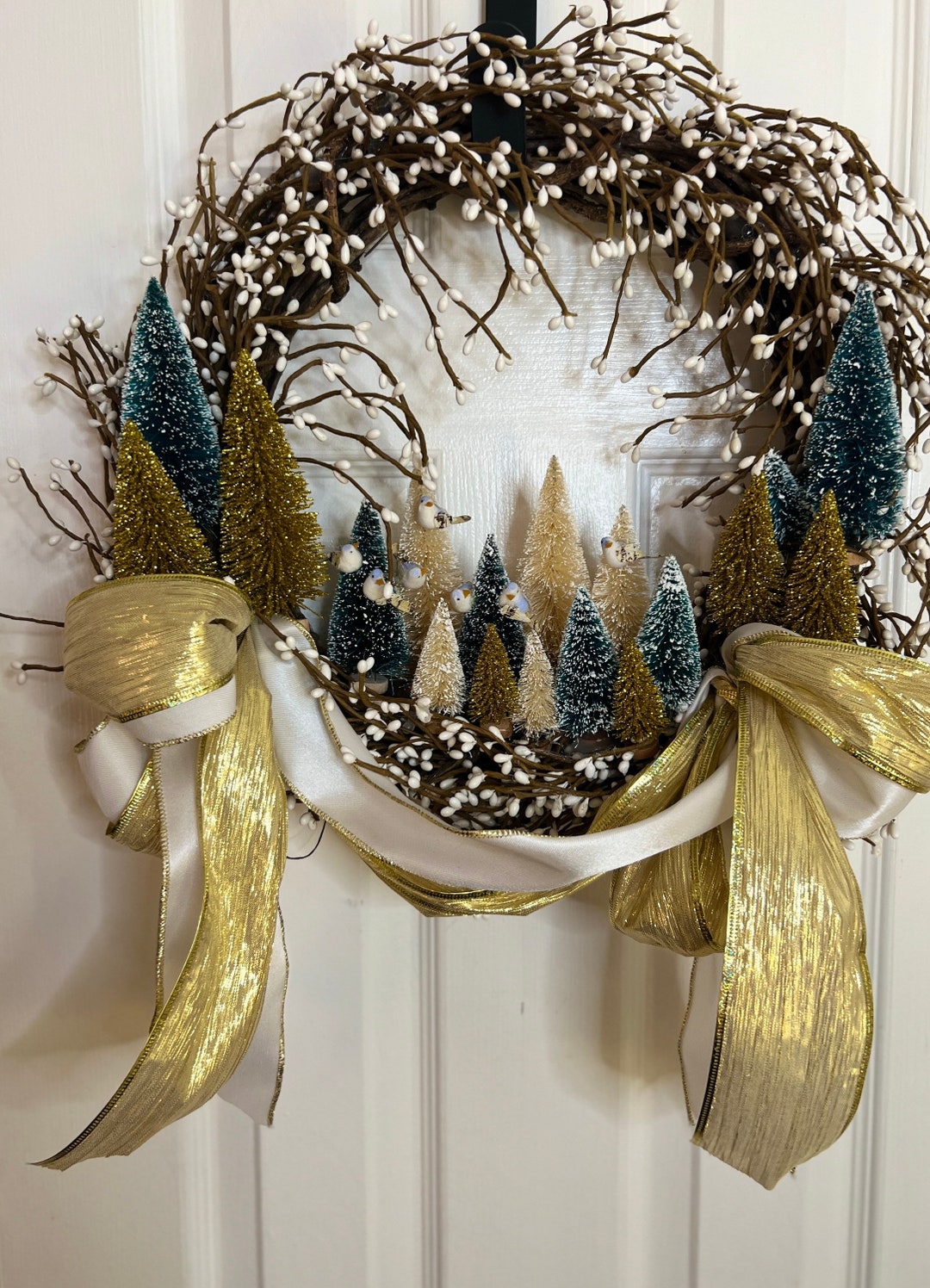 Pip Berry Grapevine Wreath Pip Berry Wreath Country Rustic - Etsy