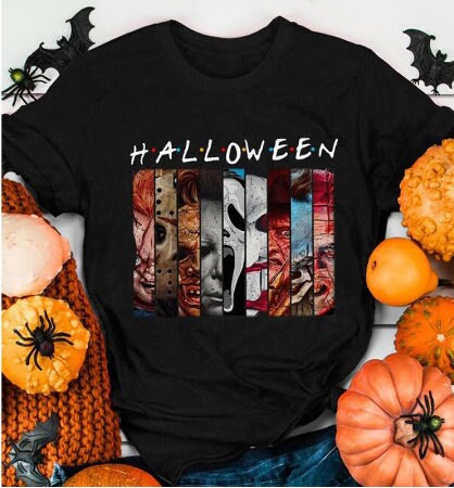 Discover Halloween Serial Killers Party Tshirt