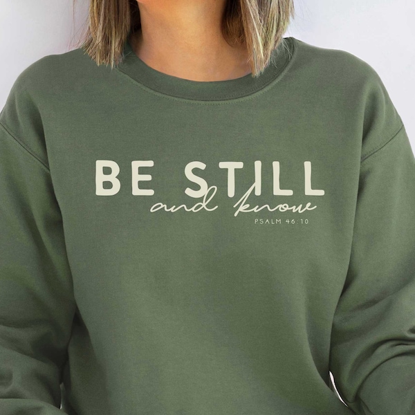 Be Still and Know, Psalm 46:10 SVG for Cricut, Cut file, Vinyl Cut, Cricut, Silhouette, Vector | Christian, Religious