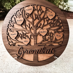 Personalized Wooden Family Tree